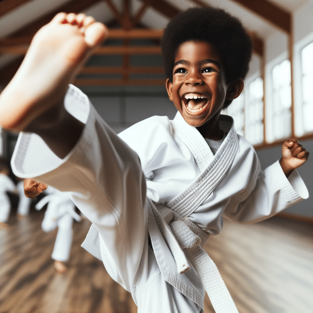 Karate for 6-year-olds boy