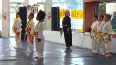 children's self-esteem karate class